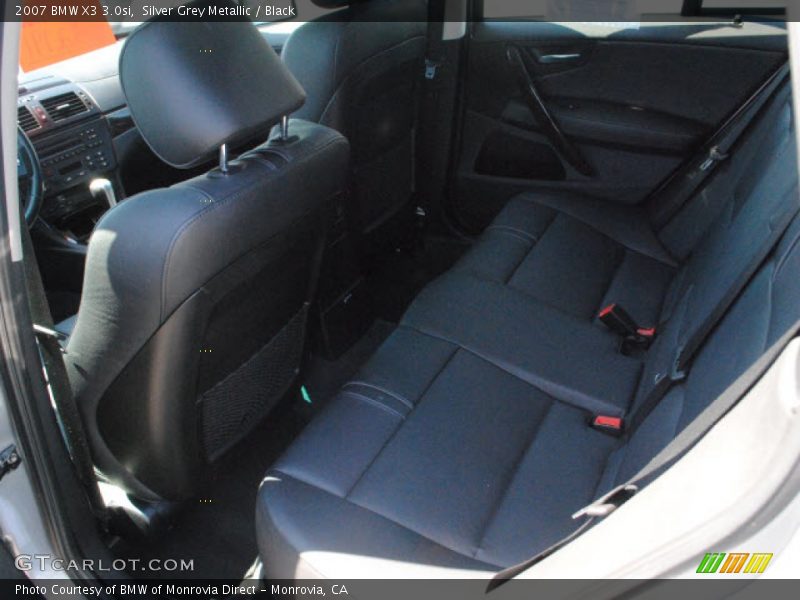 Silver Grey Metallic / Black 2007 BMW X3 3.0si