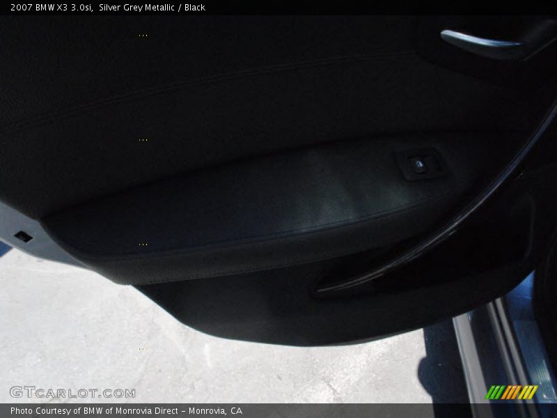 Silver Grey Metallic / Black 2007 BMW X3 3.0si