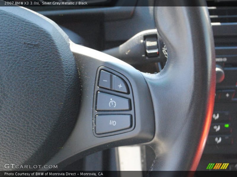 Silver Grey Metallic / Black 2007 BMW X3 3.0si