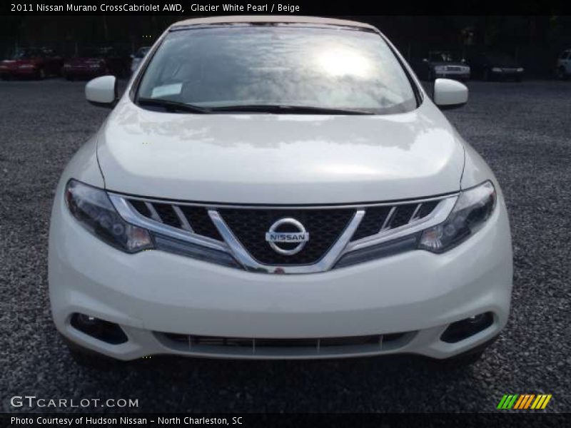 Glacier White Pearl / Beige 2011 Nissan Murano CrossCabriolet AWD