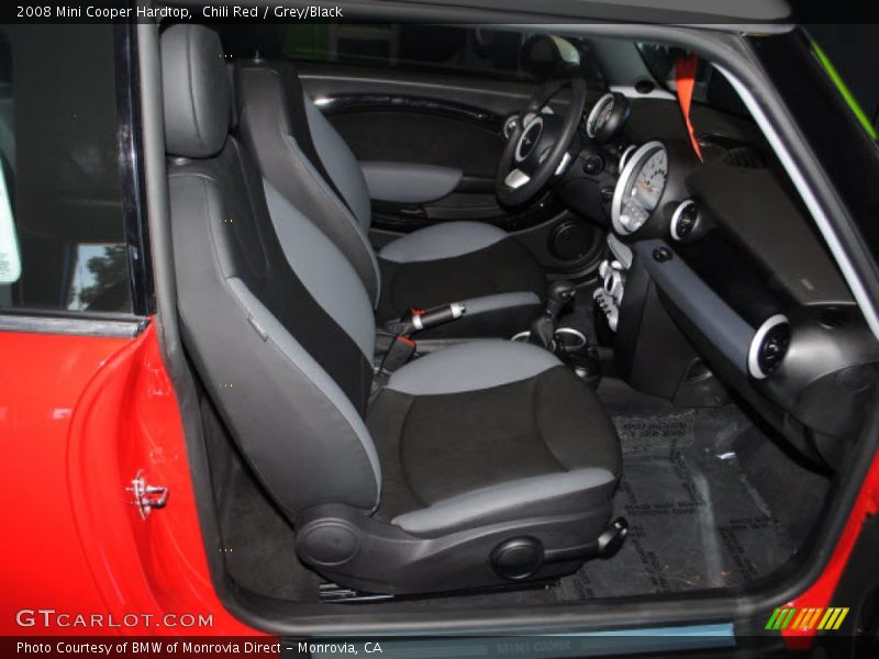 Chili Red / Grey/Black 2008 Mini Cooper Hardtop