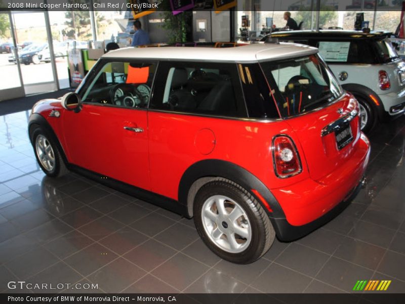 Chili Red / Grey/Black 2008 Mini Cooper Hardtop
