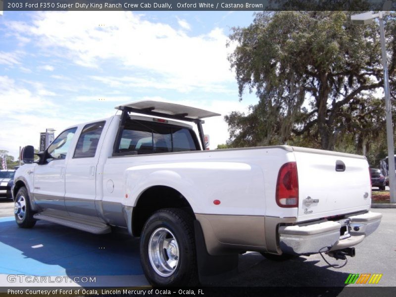 Oxford White / Castano Brown 2003 Ford F350 Super Duty King Ranch Crew Cab Dually