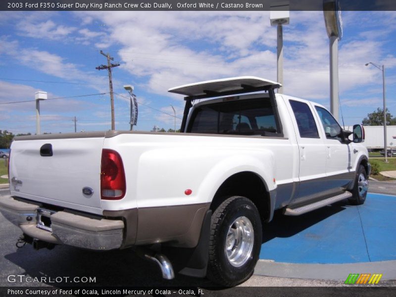 Oxford White / Castano Brown 2003 Ford F350 Super Duty King Ranch Crew Cab Dually