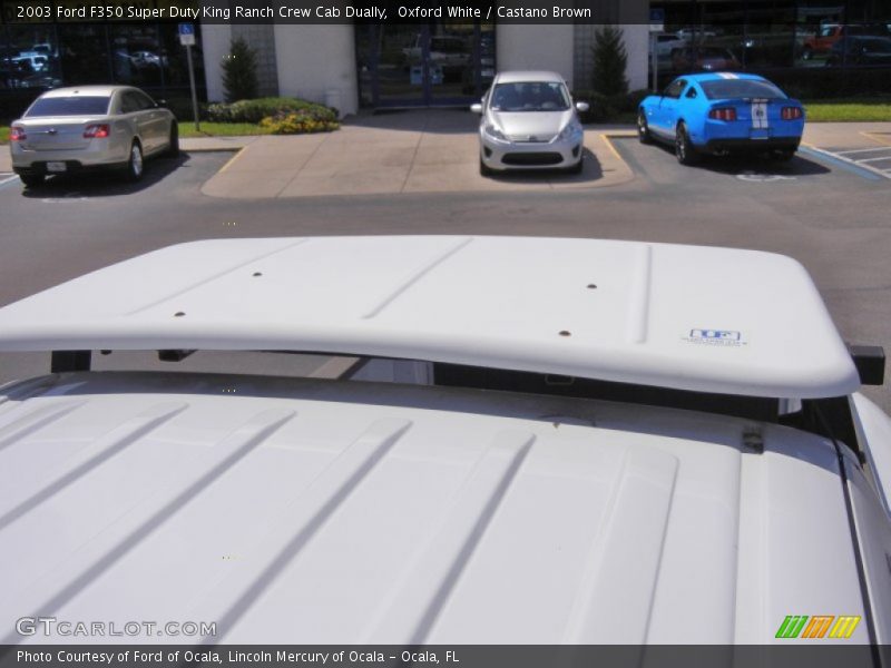 Oxford White / Castano Brown 2003 Ford F350 Super Duty King Ranch Crew Cab Dually