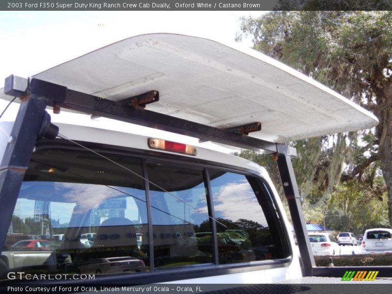 Oxford White / Castano Brown 2003 Ford F350 Super Duty King Ranch Crew Cab Dually