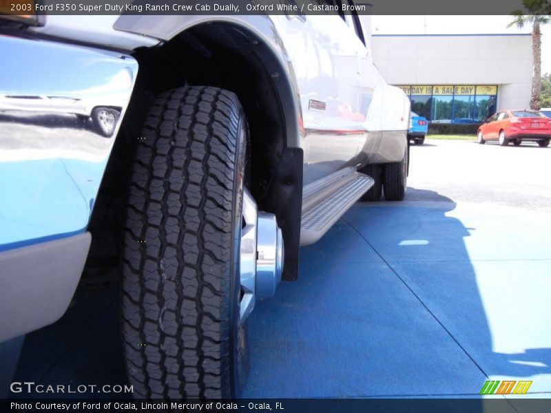 Oxford White / Castano Brown 2003 Ford F350 Super Duty King Ranch Crew Cab Dually
