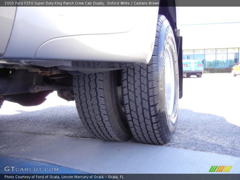 Oxford White / Castano Brown 2003 Ford F350 Super Duty King Ranch Crew Cab Dually