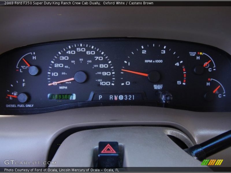  2003 F350 Super Duty King Ranch Crew Cab Dually King Ranch Crew Cab Dually Gauges