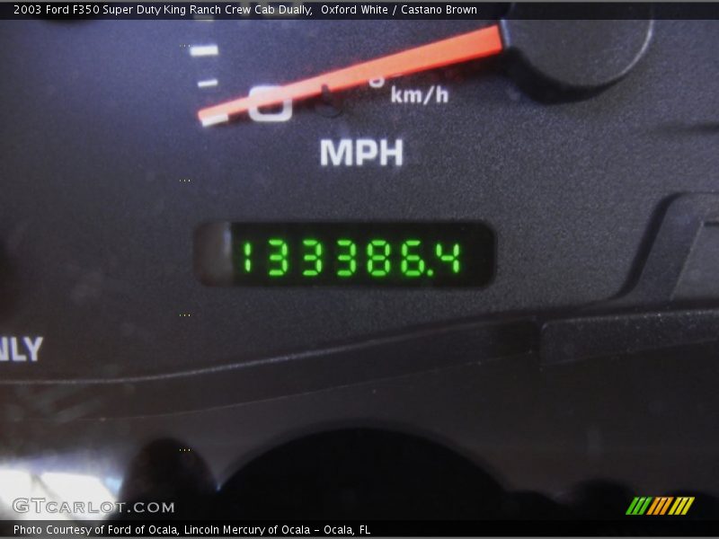 Oxford White / Castano Brown 2003 Ford F350 Super Duty King Ranch Crew Cab Dually
