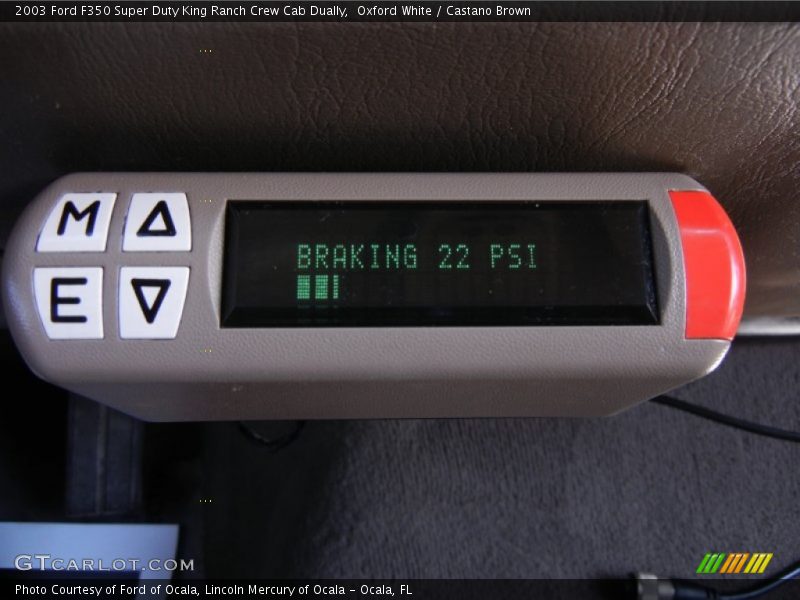 Oxford White / Castano Brown 2003 Ford F350 Super Duty King Ranch Crew Cab Dually