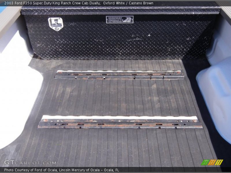 Oxford White / Castano Brown 2003 Ford F350 Super Duty King Ranch Crew Cab Dually