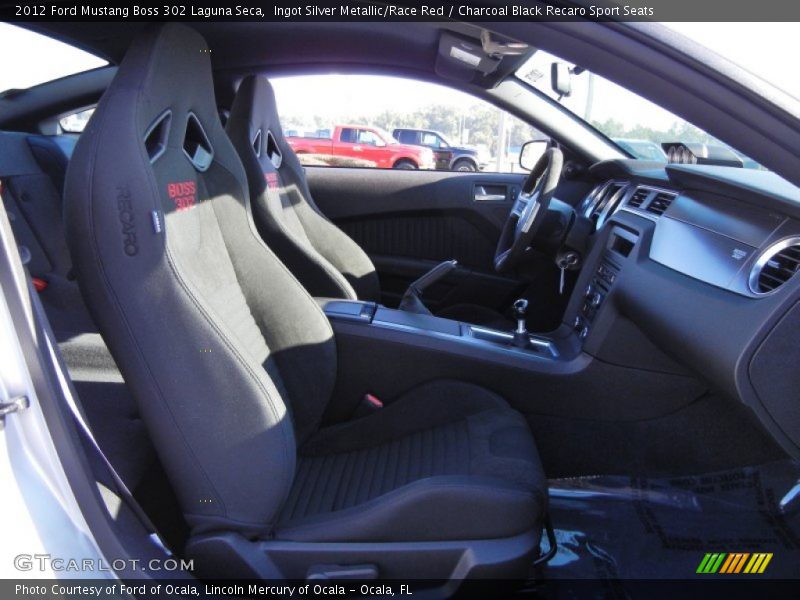  2012 Mustang Boss 302 Laguna Seca Charcoal Black Recaro Sport Seats Interior