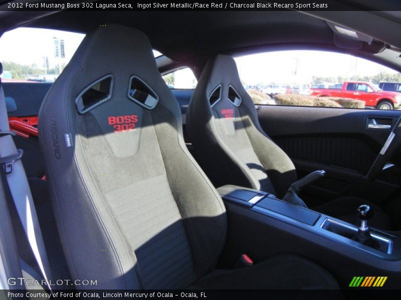  2012 Mustang Boss 302 Laguna Seca Charcoal Black Recaro Sport Seats Interior