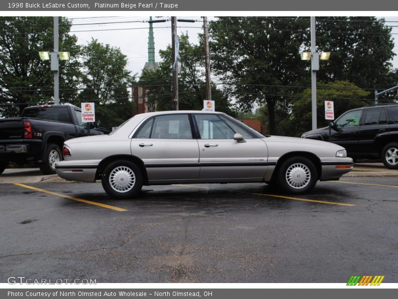 Platinum Beige Pearl / Taupe 1998 Buick LeSabre Custom