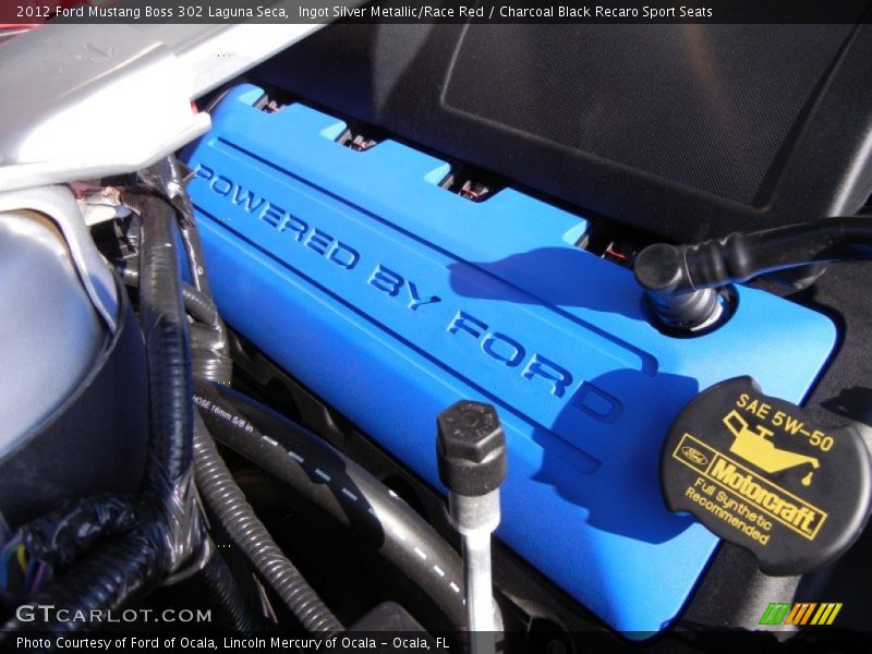  2012 Mustang Boss 302 Laguna Seca Engine - 5.0 Liter Hi-Po DOHC 32-Valve Ti-VCT V8