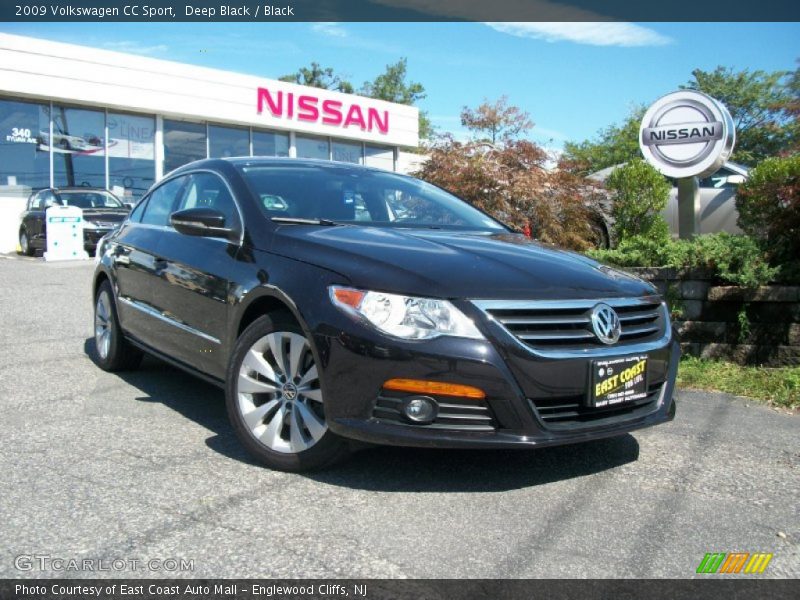 Deep Black / Black 2009 Volkswagen CC Sport