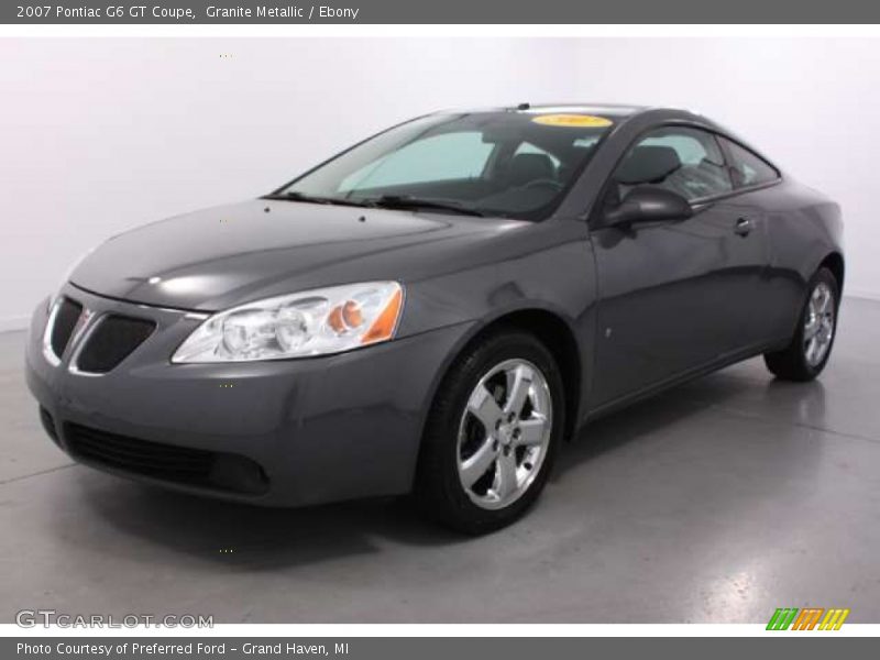 Granite Metallic / Ebony 2007 Pontiac G6 GT Coupe