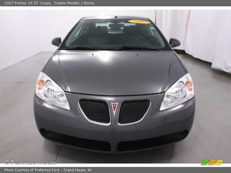 Granite Metallic / Ebony 2007 Pontiac G6 GT Coupe