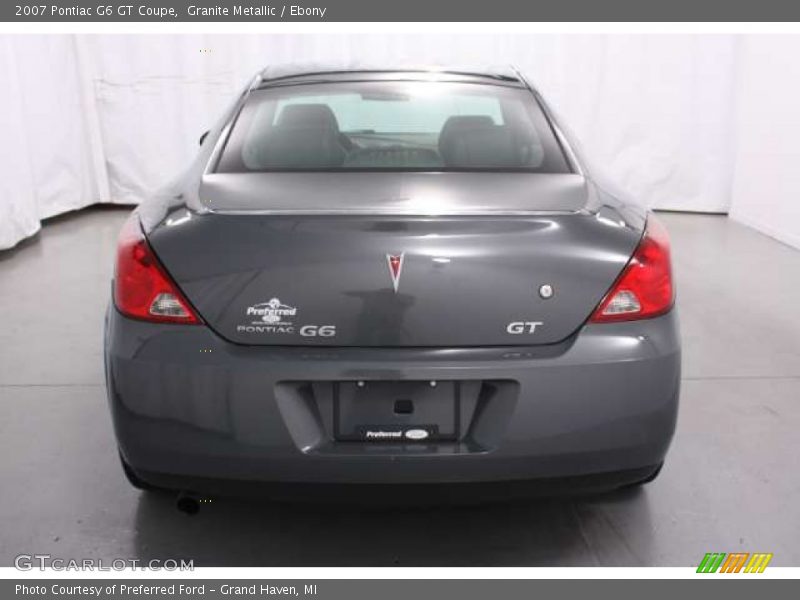 Granite Metallic / Ebony 2007 Pontiac G6 GT Coupe