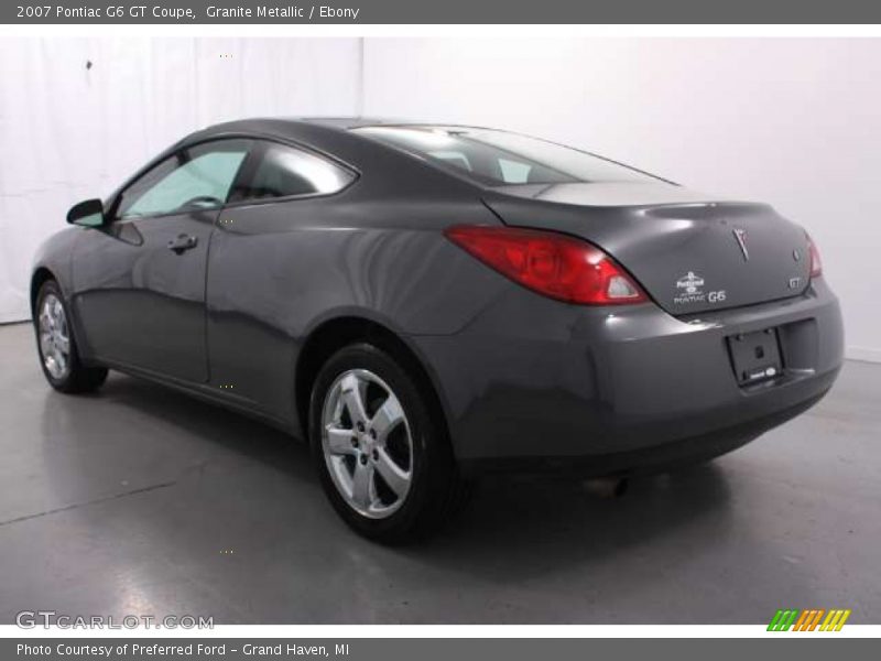 Granite Metallic / Ebony 2007 Pontiac G6 GT Coupe