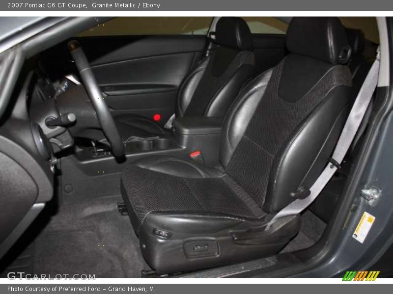 Granite Metallic / Ebony 2007 Pontiac G6 GT Coupe