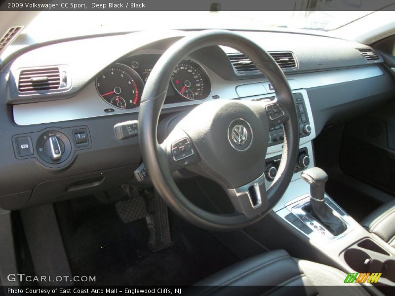 Deep Black / Black 2009 Volkswagen CC Sport