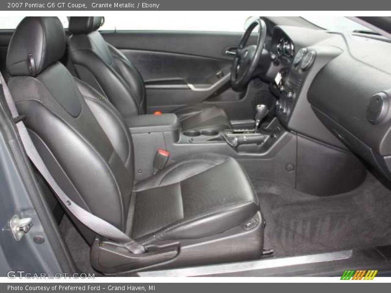 Granite Metallic / Ebony 2007 Pontiac G6 GT Coupe