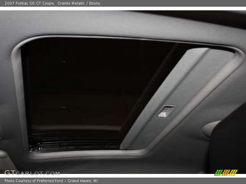 Granite Metallic / Ebony 2007 Pontiac G6 GT Coupe