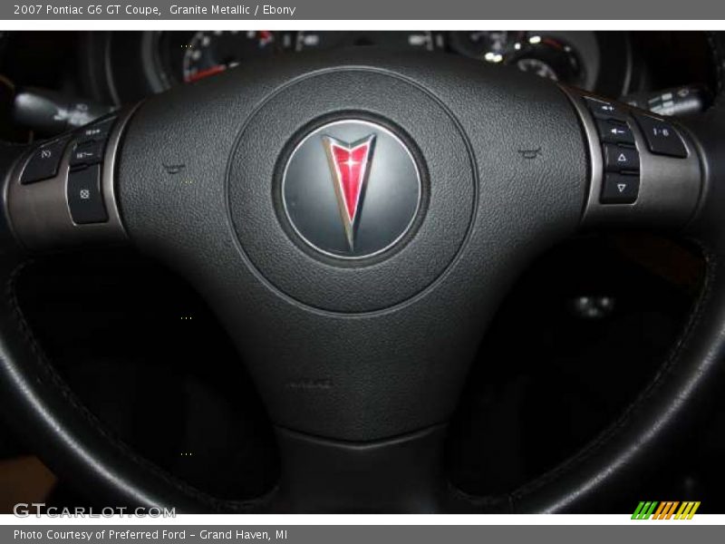 Granite Metallic / Ebony 2007 Pontiac G6 GT Coupe