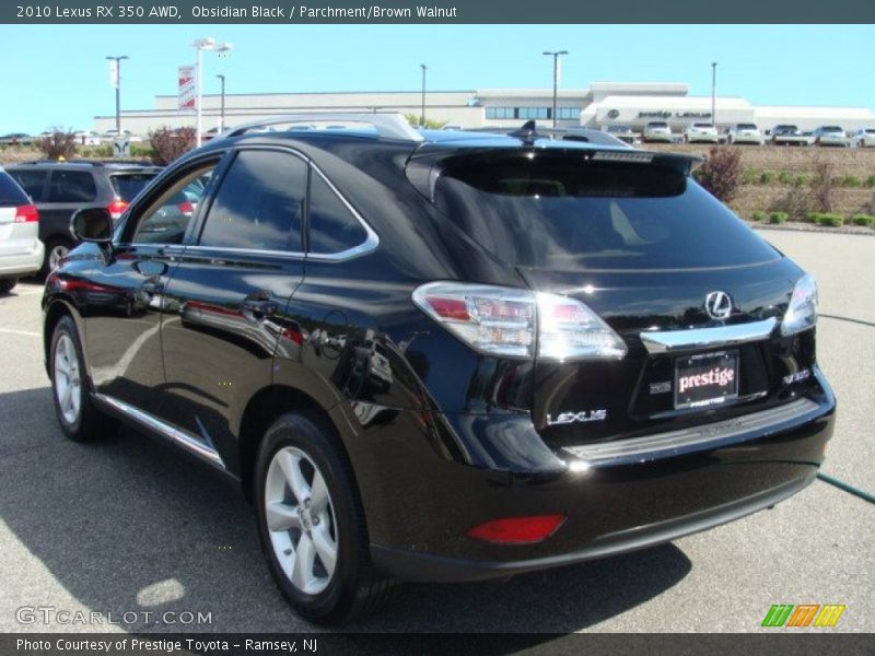 Obsidian Black / Parchment/Brown Walnut 2010 Lexus RX 350 AWD