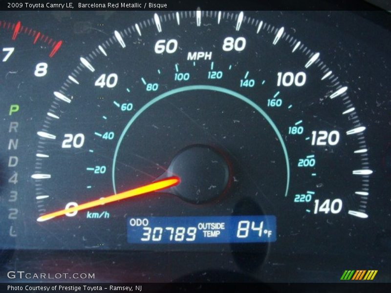 Barcelona Red Metallic / Bisque 2009 Toyota Camry LE