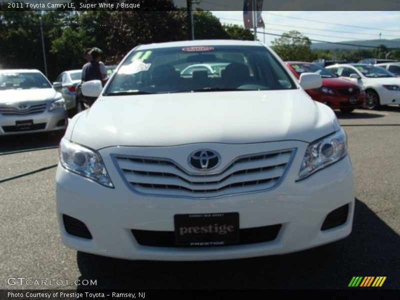 Super White / Bisque 2011 Toyota Camry LE