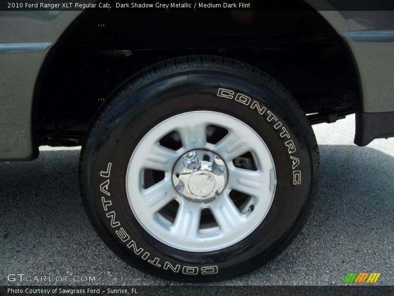 Dark Shadow Grey Metallic / Medium Dark Flint 2010 Ford Ranger XLT Regular Cab