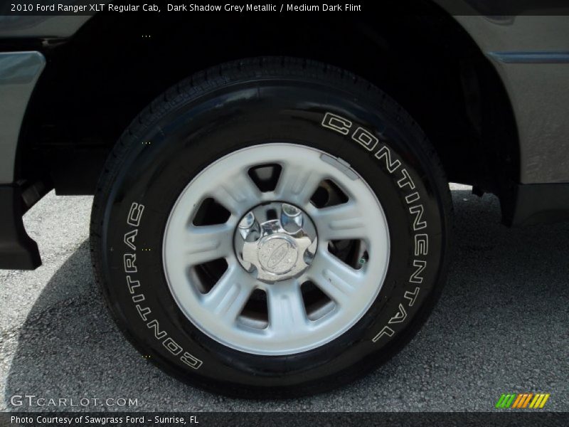 Dark Shadow Grey Metallic / Medium Dark Flint 2010 Ford Ranger XLT Regular Cab