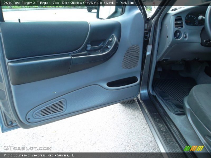 Dark Shadow Grey Metallic / Medium Dark Flint 2010 Ford Ranger XLT Regular Cab
