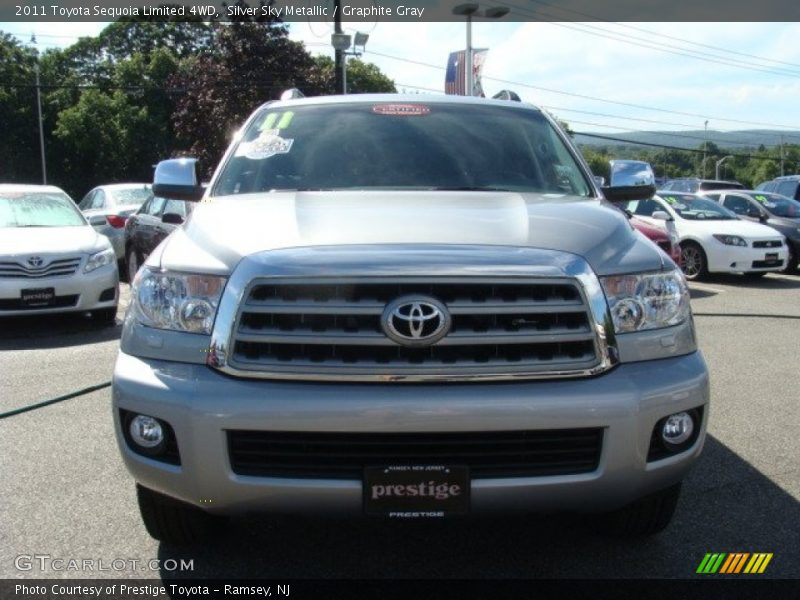 Silver Sky Metallic / Graphite Gray 2011 Toyota Sequoia Limited 4WD