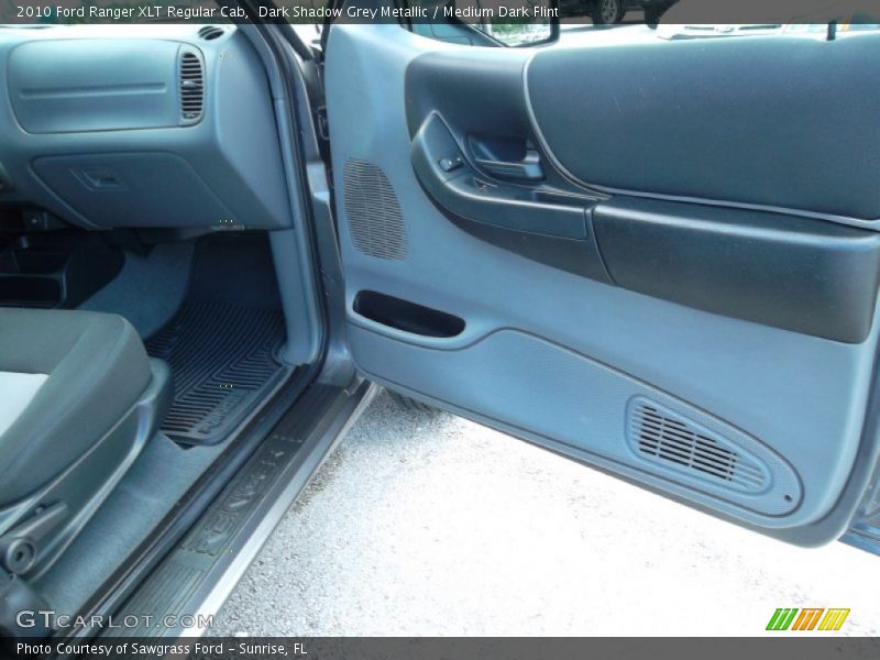 Dark Shadow Grey Metallic / Medium Dark Flint 2010 Ford Ranger XLT Regular Cab