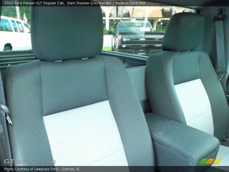 Dark Shadow Grey Metallic / Medium Dark Flint 2010 Ford Ranger XLT Regular Cab