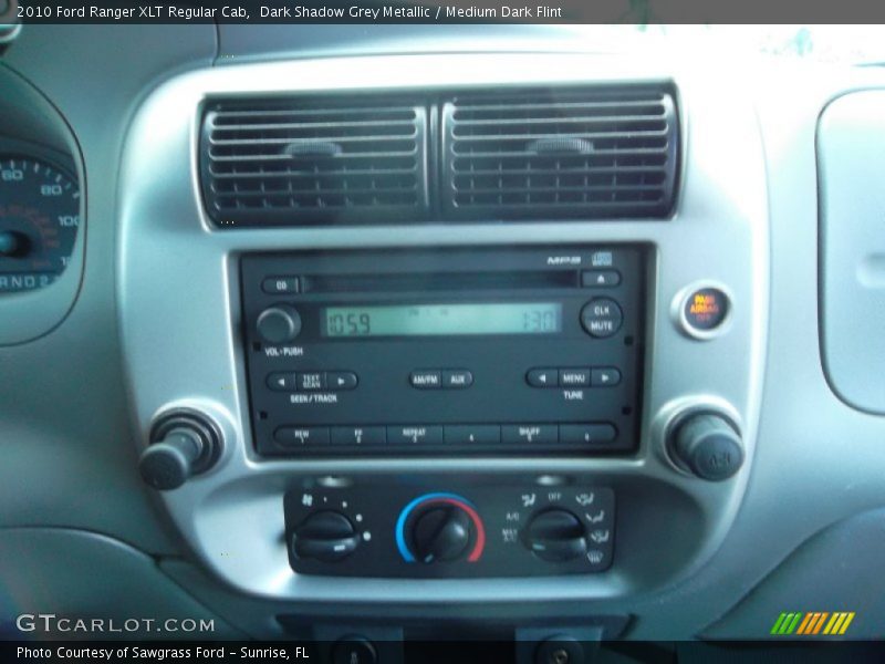 Dark Shadow Grey Metallic / Medium Dark Flint 2010 Ford Ranger XLT Regular Cab