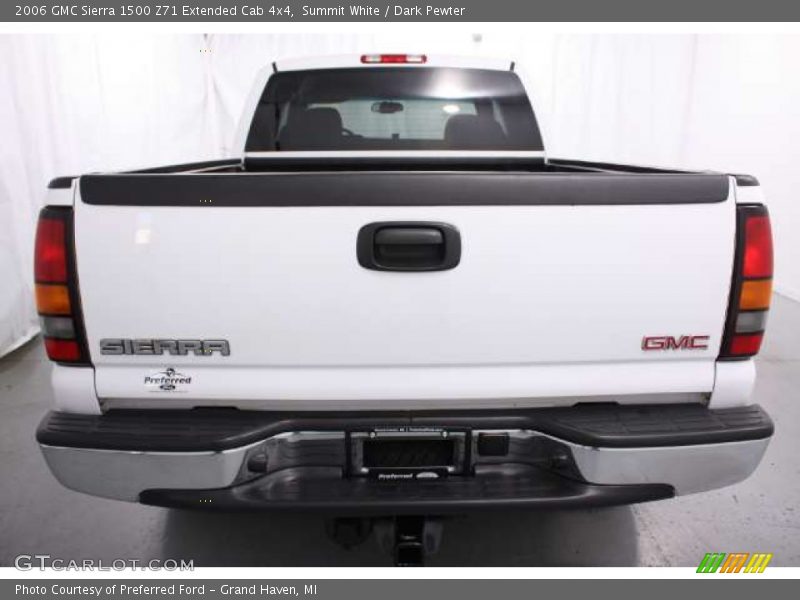 Summit White / Dark Pewter 2006 GMC Sierra 1500 Z71 Extended Cab 4x4