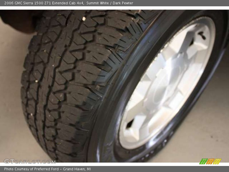 Summit White / Dark Pewter 2006 GMC Sierra 1500 Z71 Extended Cab 4x4