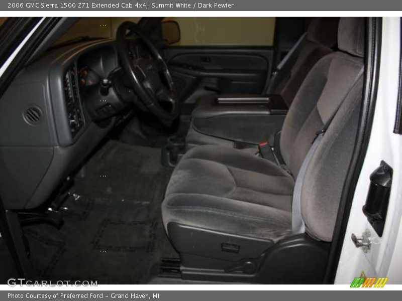 Summit White / Dark Pewter 2006 GMC Sierra 1500 Z71 Extended Cab 4x4