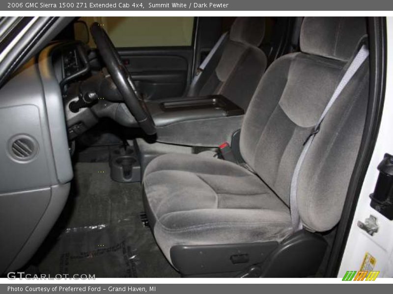 Summit White / Dark Pewter 2006 GMC Sierra 1500 Z71 Extended Cab 4x4