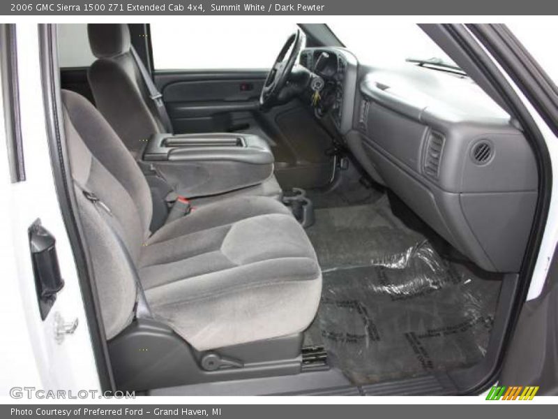 Summit White / Dark Pewter 2006 GMC Sierra 1500 Z71 Extended Cab 4x4