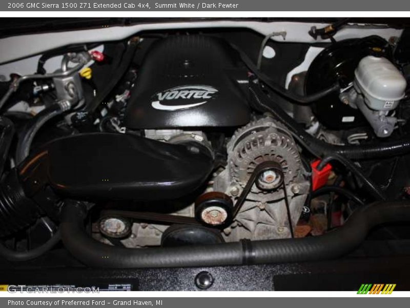 Summit White / Dark Pewter 2006 GMC Sierra 1500 Z71 Extended Cab 4x4