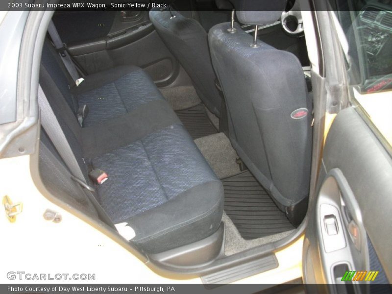 Sonic Yellow / Black 2003 Subaru Impreza WRX Wagon