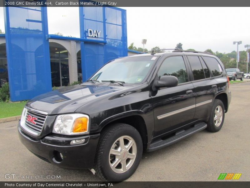 Carbon Black Metallic / Light Gray 2008 GMC Envoy SLE 4x4