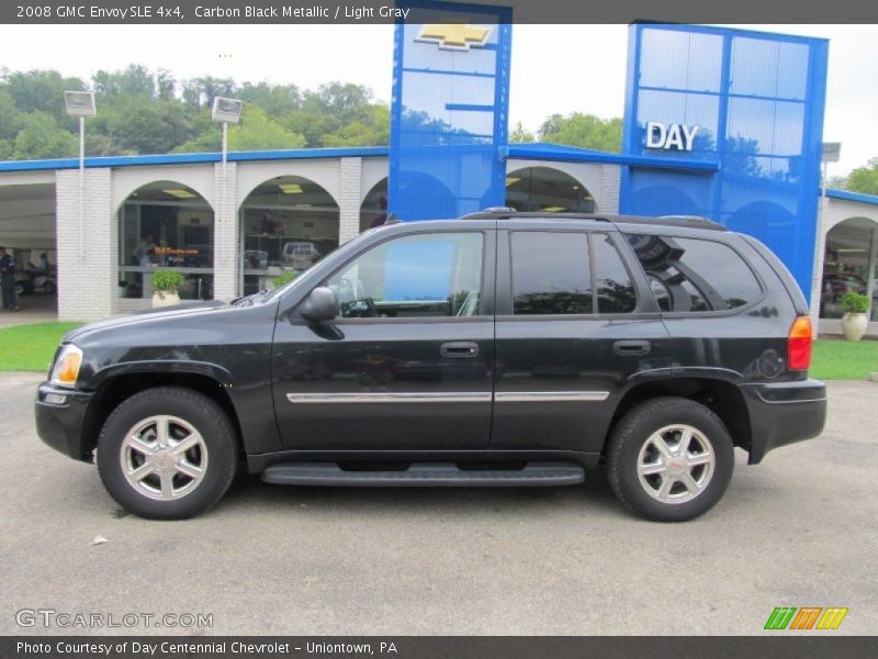 Carbon Black Metallic / Light Gray 2008 GMC Envoy SLE 4x4