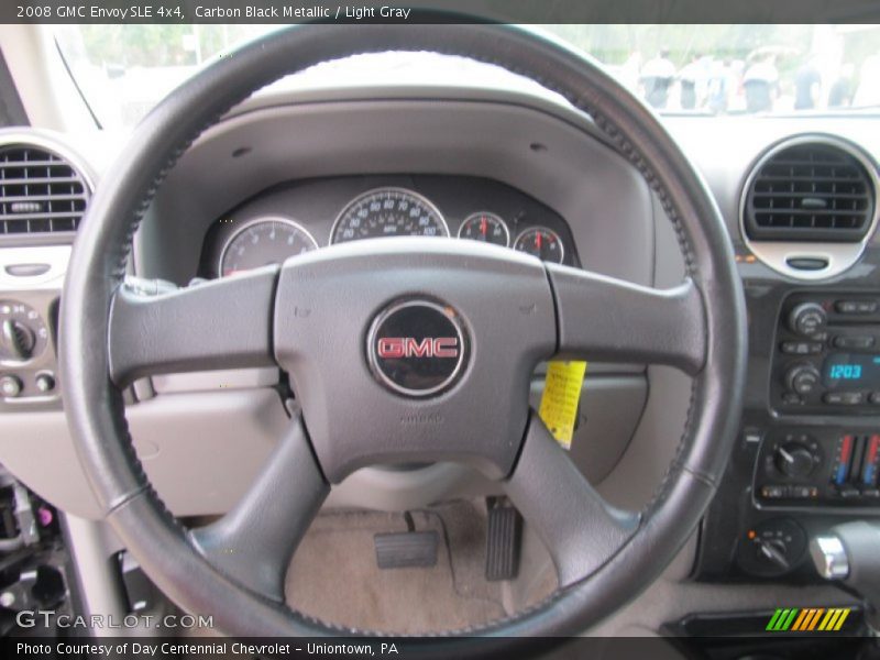 Carbon Black Metallic / Light Gray 2008 GMC Envoy SLE 4x4